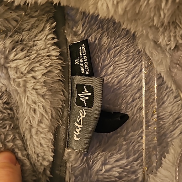 Pulse pullover soft fall jacket. Grey, x large. - Picture 3 of 4